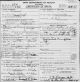 Death Certificate - Anna Garnet Honeyman, nee Sayers