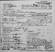 Death Certificate - Isaac Flora (Florea)