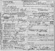 Death Certificate - Sallie V. Clark, nee Ingels